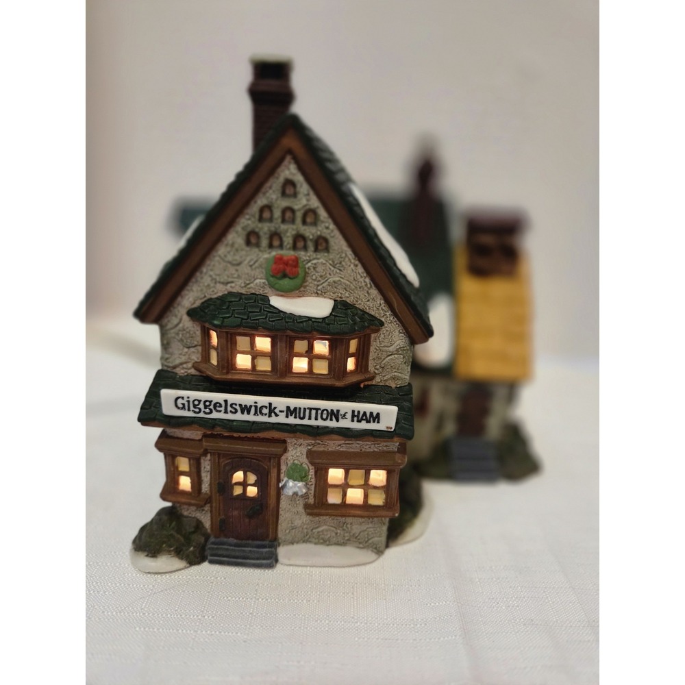 retired Department 56 Dickens' Village Series "Giggelswick Mutton & Ham" Vintage